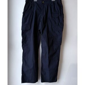511 Tactical Pants Women's 14 Navy 34x31 1/2 Cargo Utility Workwear
